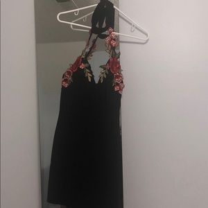 Black body con mini dress